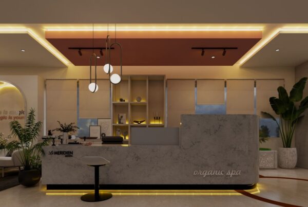 Interior Le Meridien SPA Hotel Receptionist, Jakarta Pusat